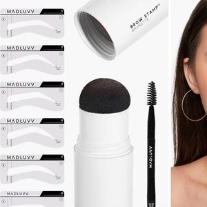 MADLUVV Brow Stamp Kit. Dark Brown